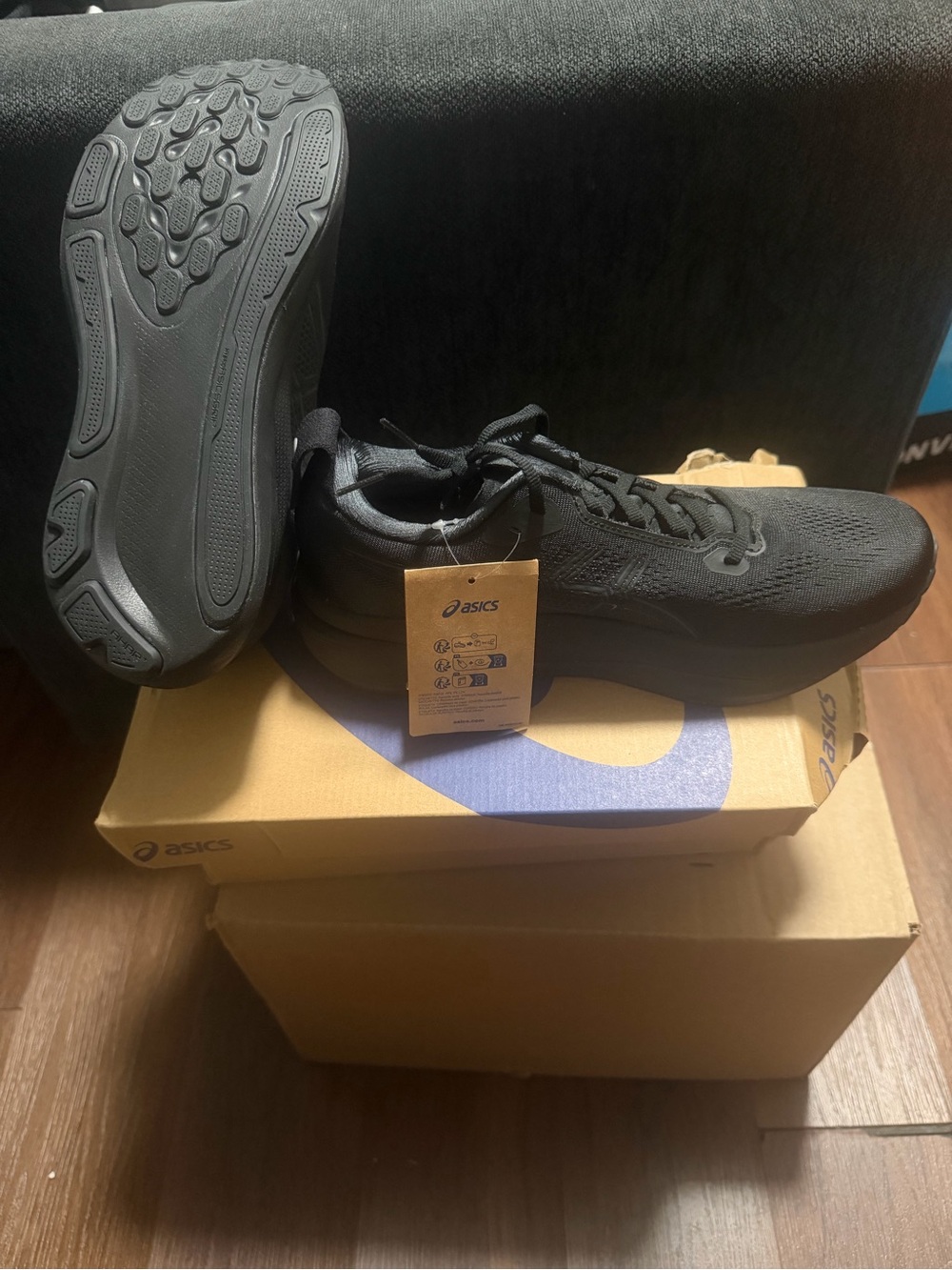 ASICS GEL-KAYANO 33 Black Women Running Shoes Breathable Mesh Sz 9.5